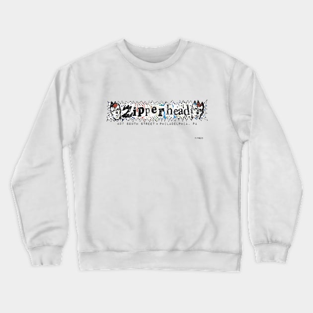 Zipperhead! Crewneck Sweatshirt by Retro302